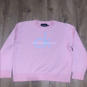 Pink Calvin Klein Jeans sweatshirt